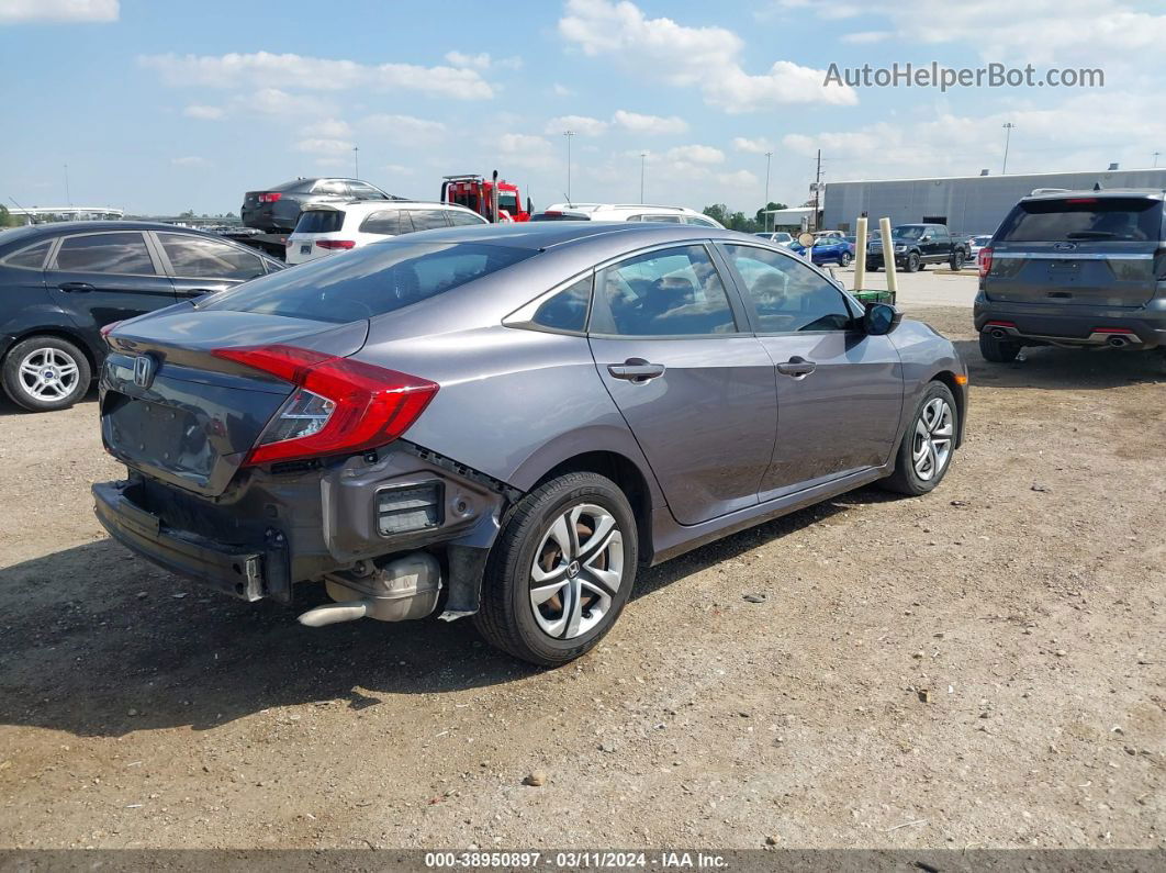 2017 Honda Civic Lx Gray vin: 19XFC2F5XHE079163