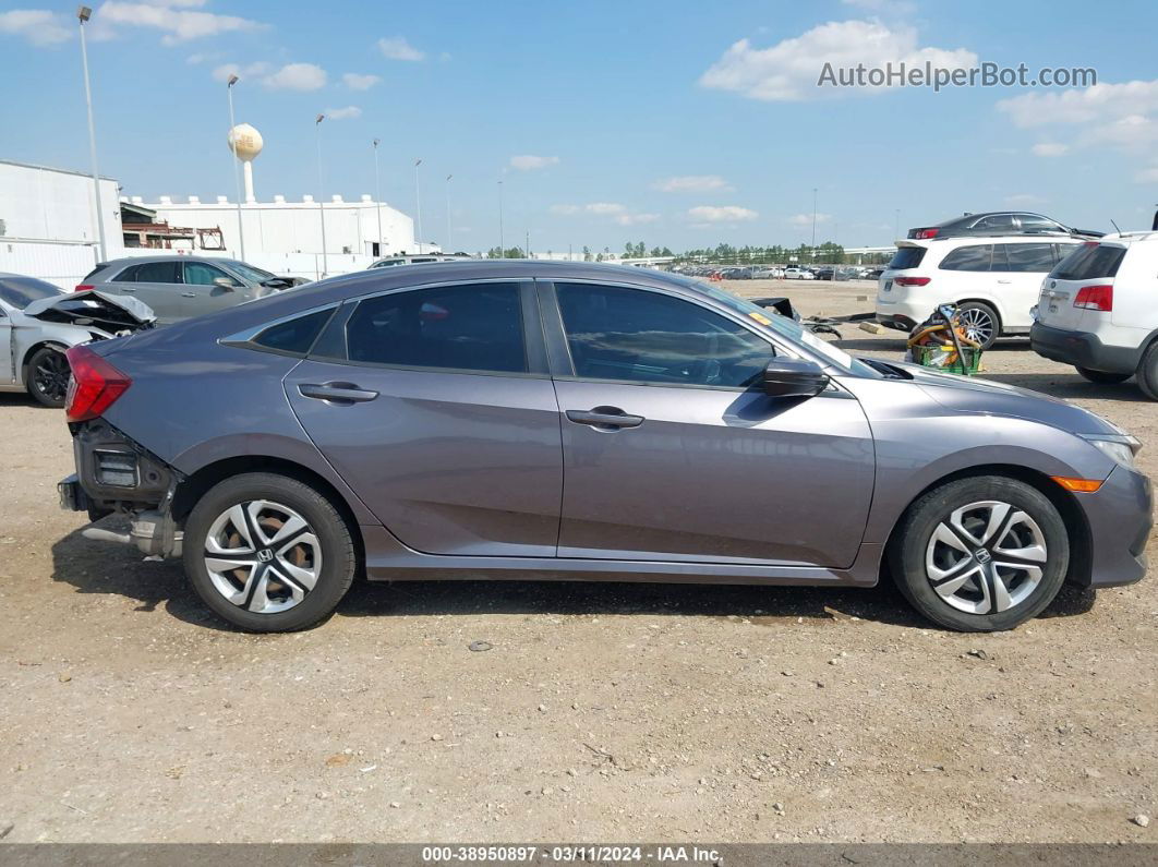 2017 Honda Civic Lx Gray vin: 19XFC2F5XHE079163