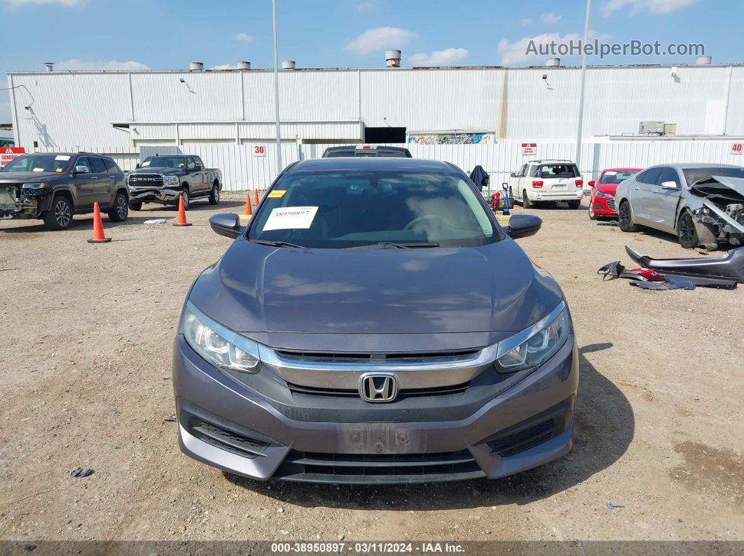 2017 Honda Civic Lx Gray vin: 19XFC2F5XHE079163