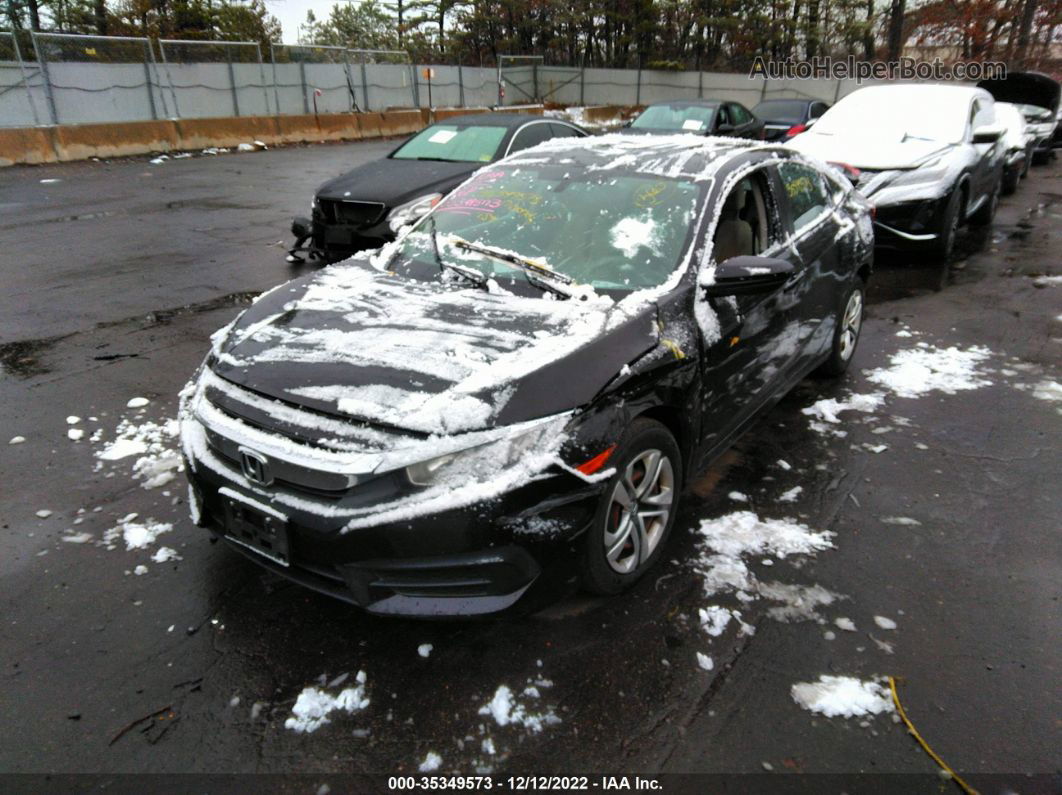 2017 Honda Civic Sedan Lx Black vin: 19XFC2F5XHE200208