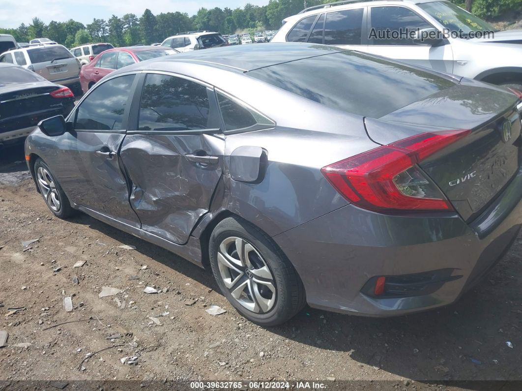 2017 Honda Civic Lx Gray vin: 19XFC2F5XHE224203