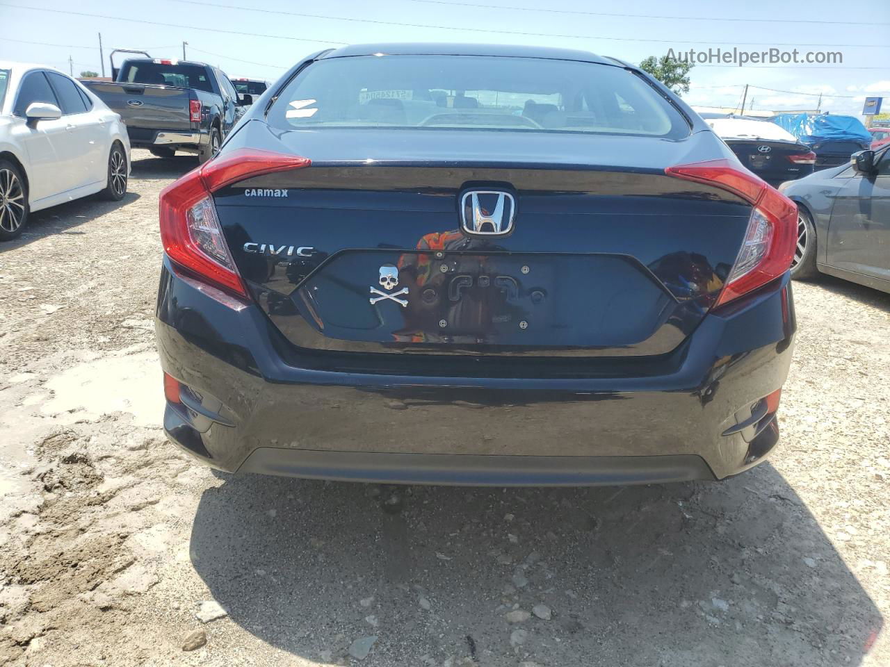 2017 Honda Civic Lx Black vin: 19XFC2F5XHE229594