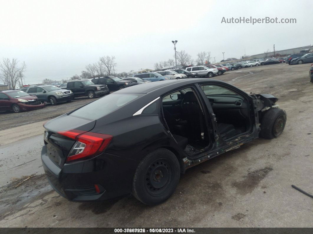 2016 Honda Civic Lx Black vin: 19XFC2F60GE045739