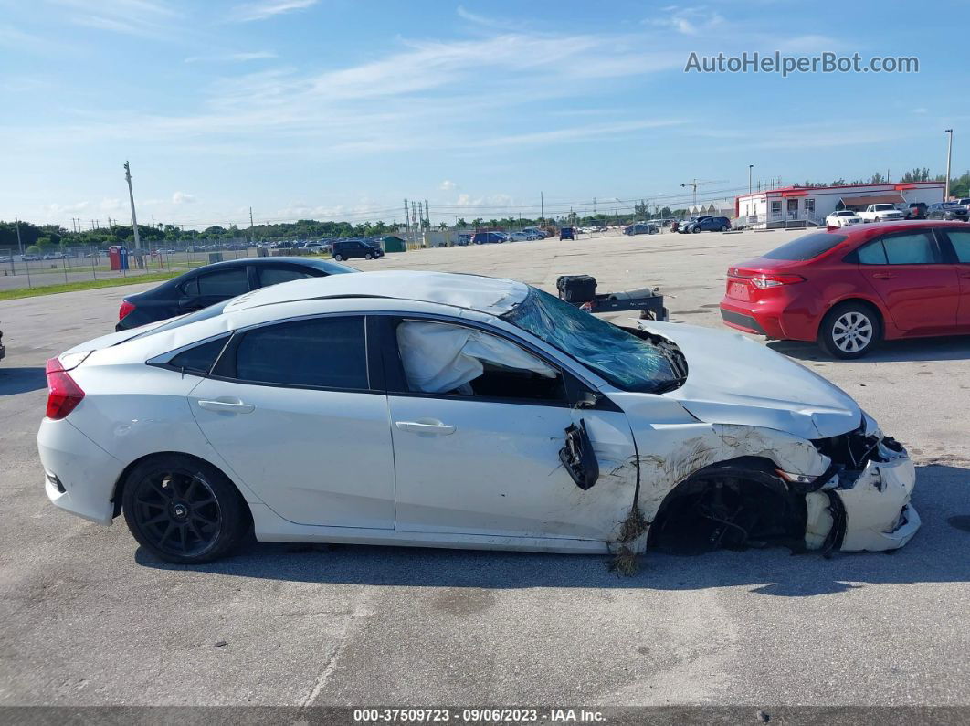 2019 Honda Civic Lx Белый vin: 19XFC2F60KE011390