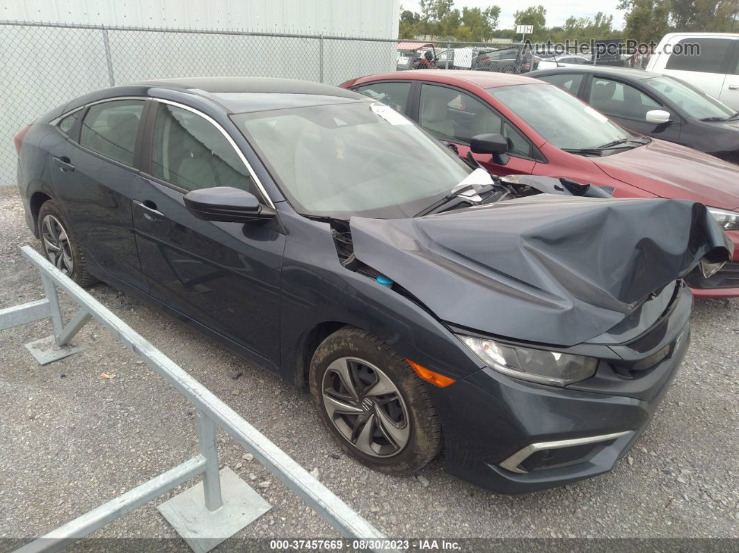 2020 Honda Civic Sedan Lx Navy vin: 19XFC2F60LE029096