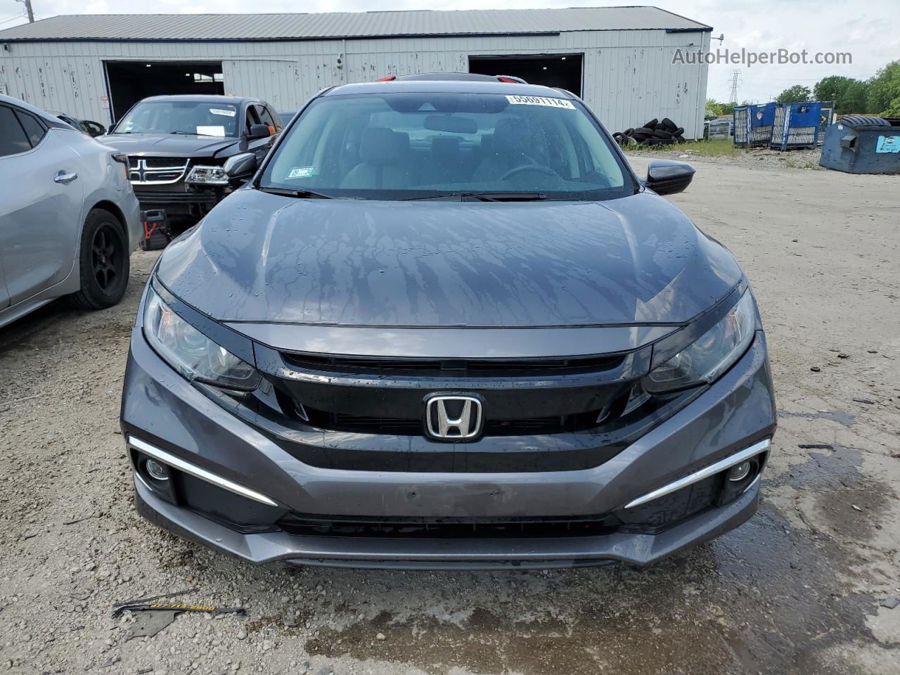 2020 Honda Civic Lx Gray vin: 19XFC2F60LE030880