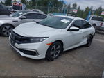 2020 Honda Civic Lx White vin: 19XFC2F60LE201501