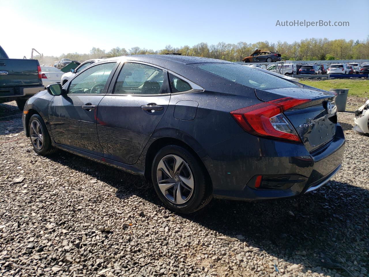 2020 Honda Civic Lx Gray vin: 19XFC2F60LE213101