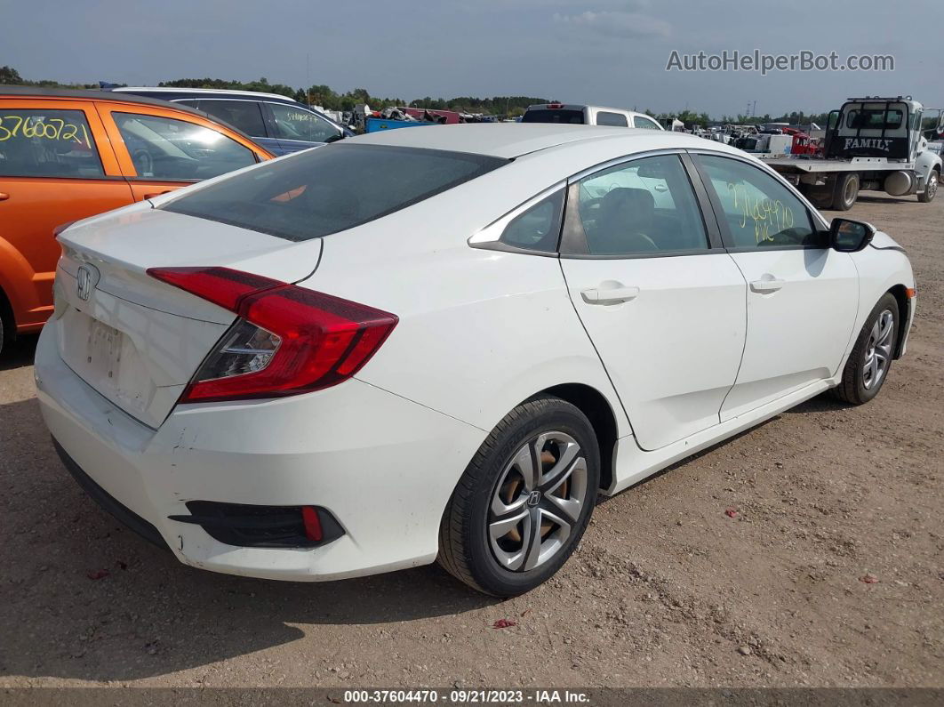 2017 Honda Civic Sedan Lx White vin: 19XFC2F61HE006112