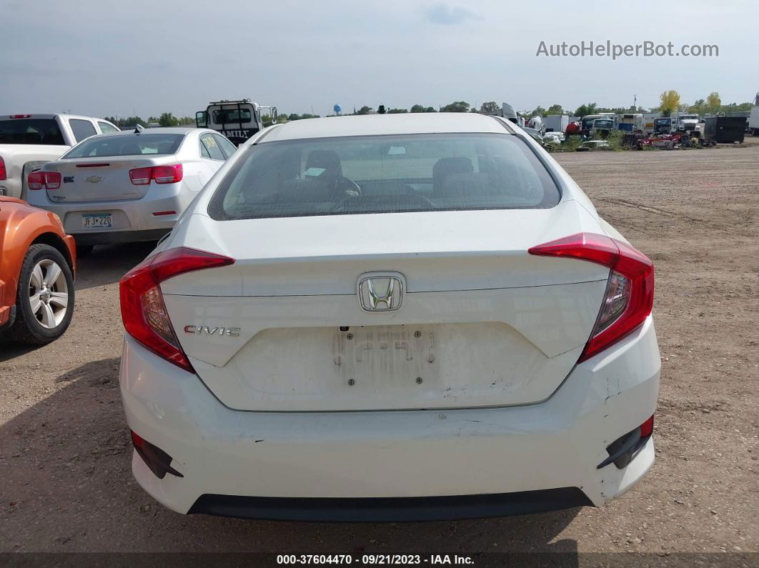 2017 Honda Civic Sedan Lx White vin: 19XFC2F61HE006112