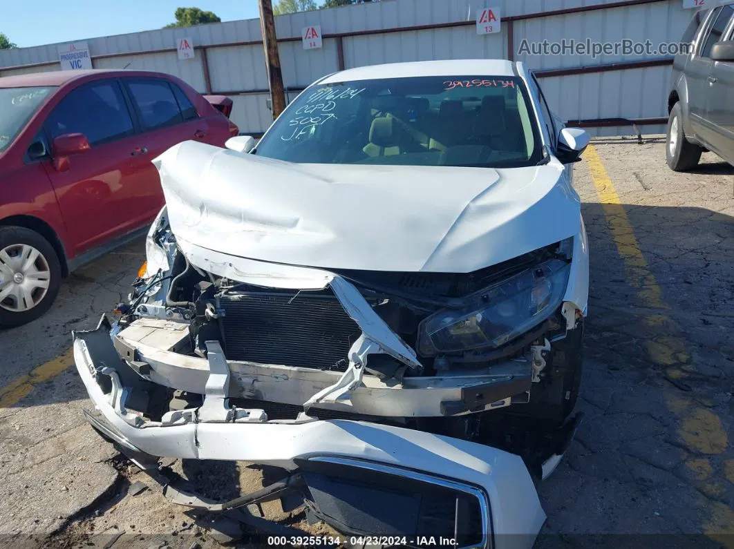 2019 Honda Civic Lx White vin: 19XFC2F61KE025007