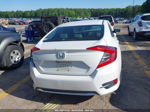 2019 Honda Civic Lx White vin: 19XFC2F61KE025007