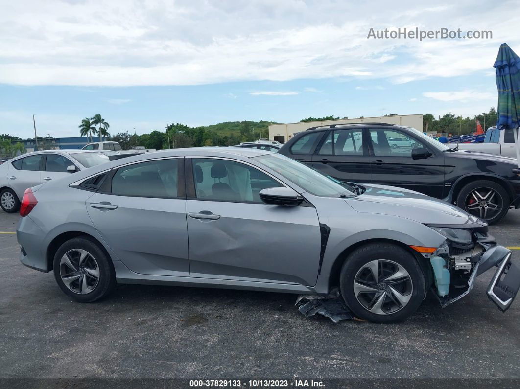 2019 Honda Civic Lx Серебряный vin: 19XFC2F61KE050649