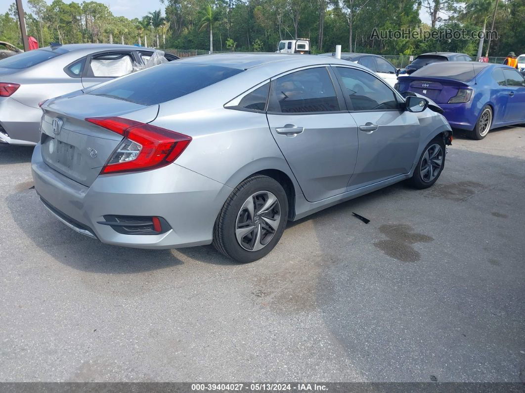 2020 Honda Civic Lx Silver vin: 19XFC2F61LE009701