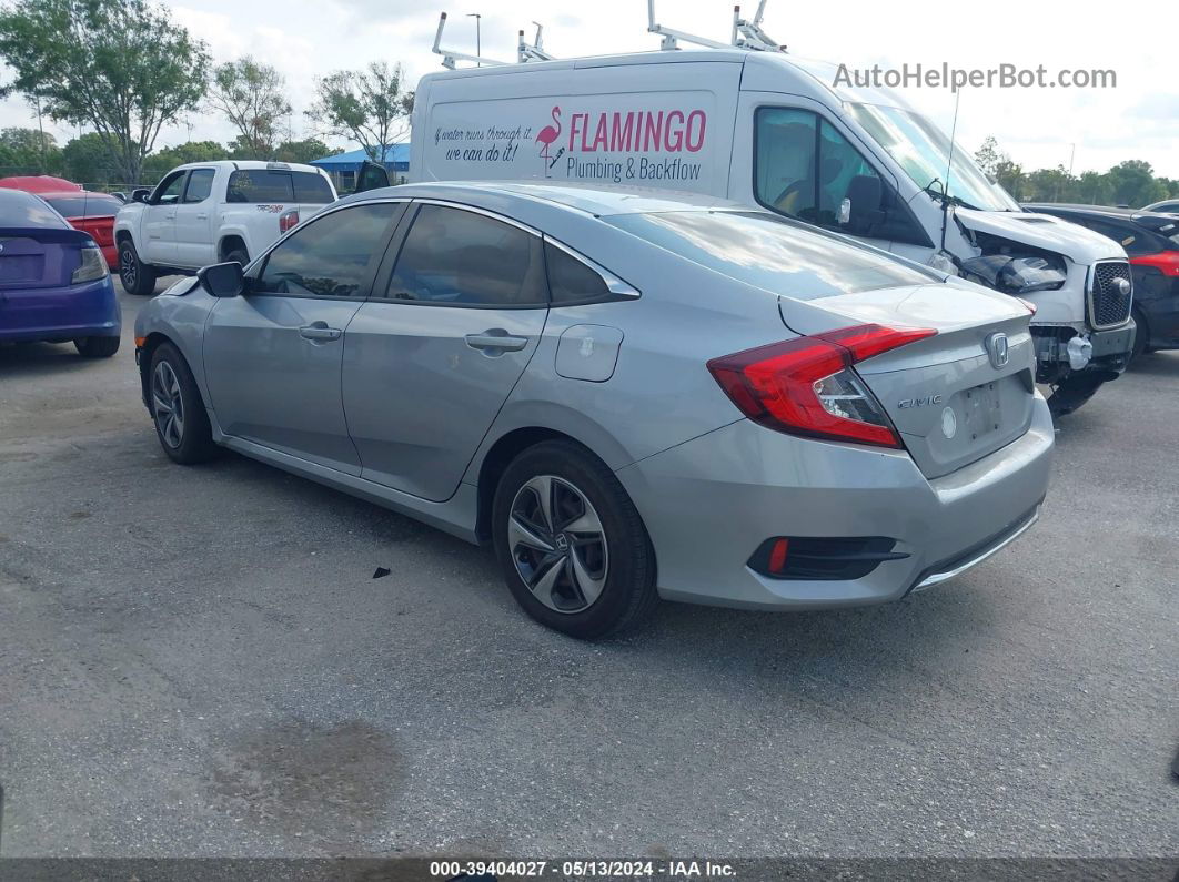 2020 Honda Civic Lx Silver vin: 19XFC2F61LE009701