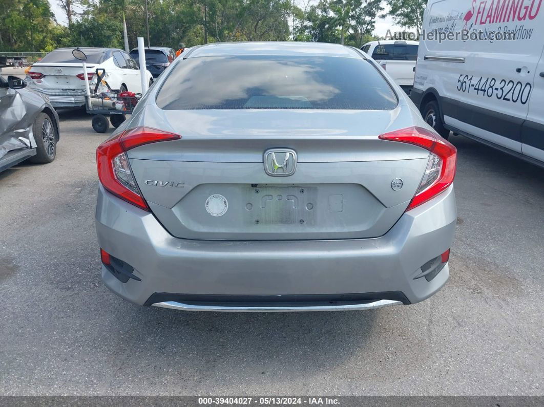 2020 Honda Civic Lx Silver vin: 19XFC2F61LE009701