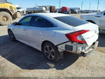 2020 Honda Civic Lx White vin: 19XFC2F61LE017720