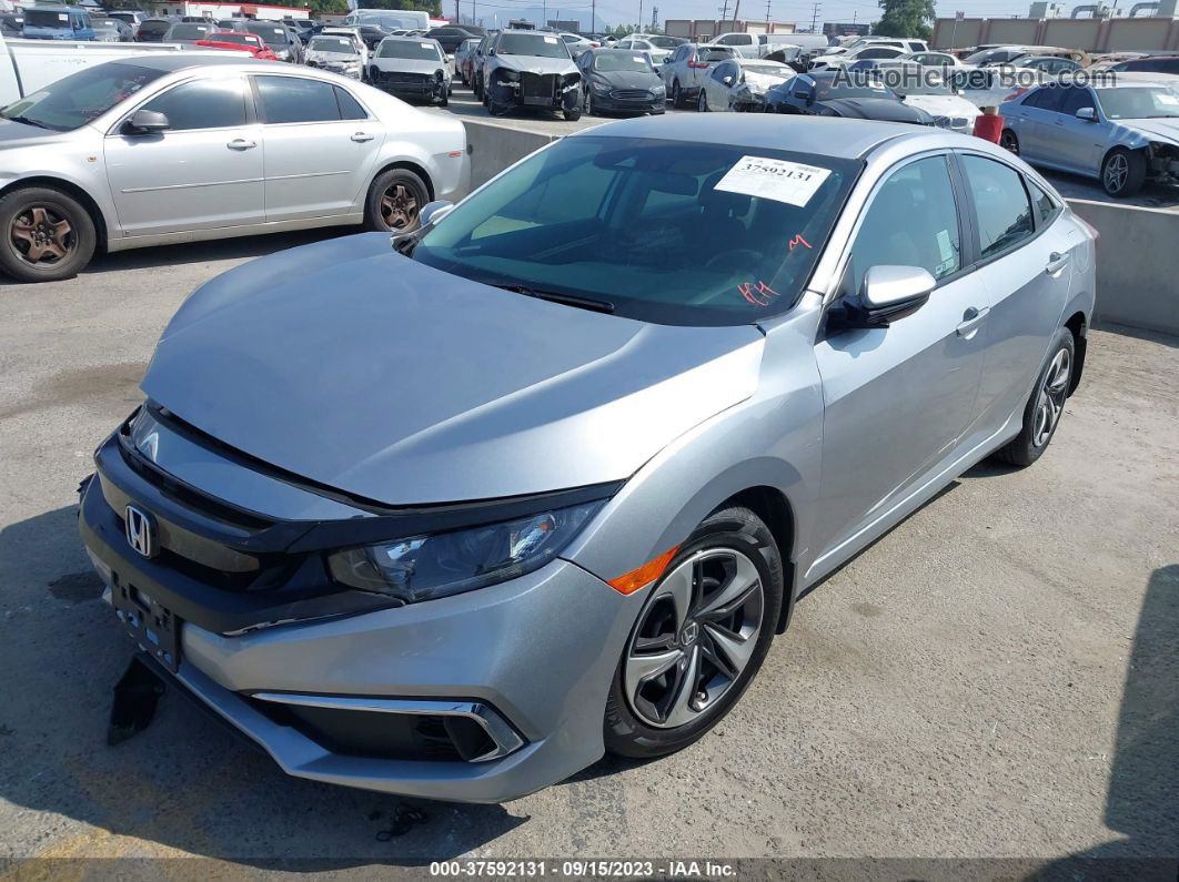 2020 Honda Civic Sedan Lx Silver vin: 19XFC2F61LE205265