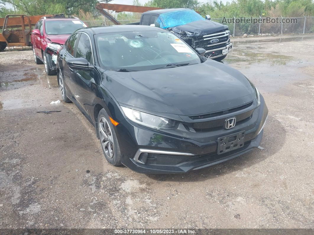 2019 Honda Civic Lx Black vin: 19XFC2F62KE013190