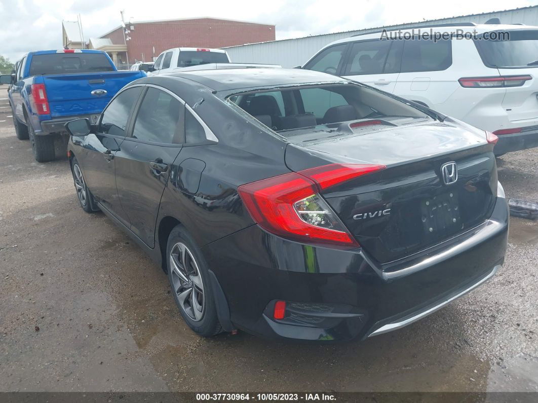 2019 Honda Civic Lx Black vin: 19XFC2F62KE013190