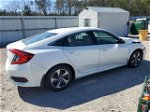 2019 Honda Civic Lx White vin: 19XFC2F62KE024996