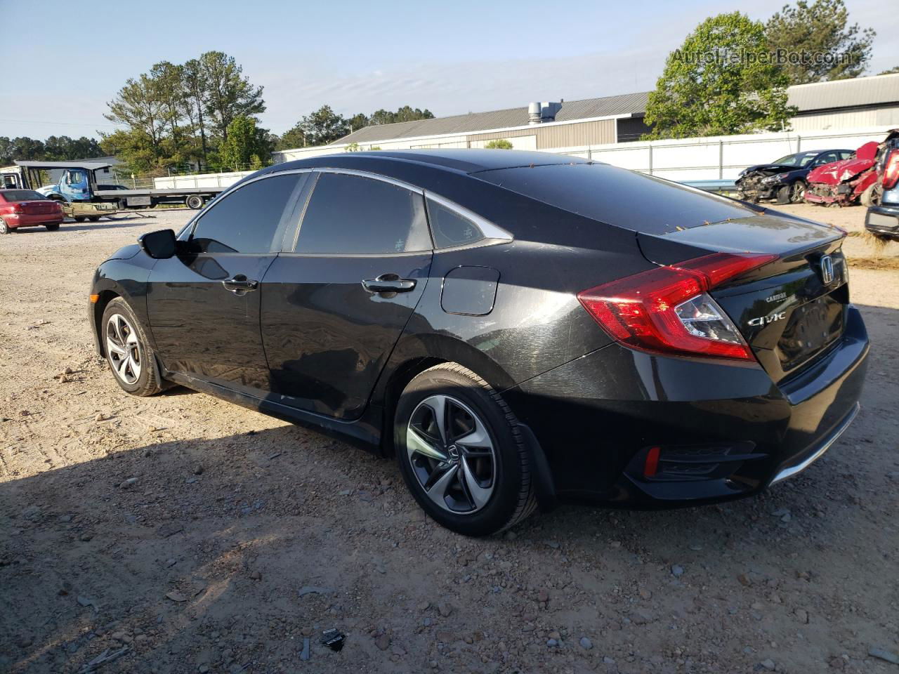 2019 Honda Civic Lx Black vin: 19XFC2F62KE026568