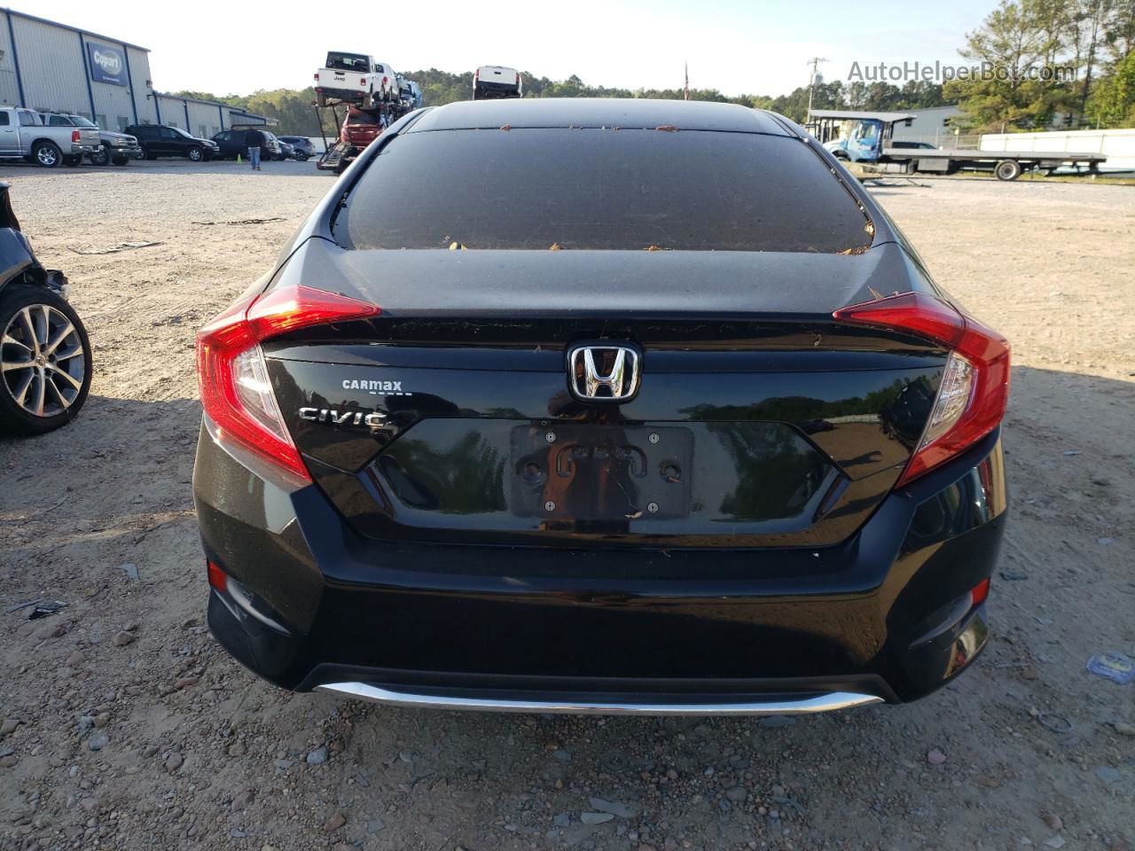 2019 Honda Civic Lx Black vin: 19XFC2F62KE026568