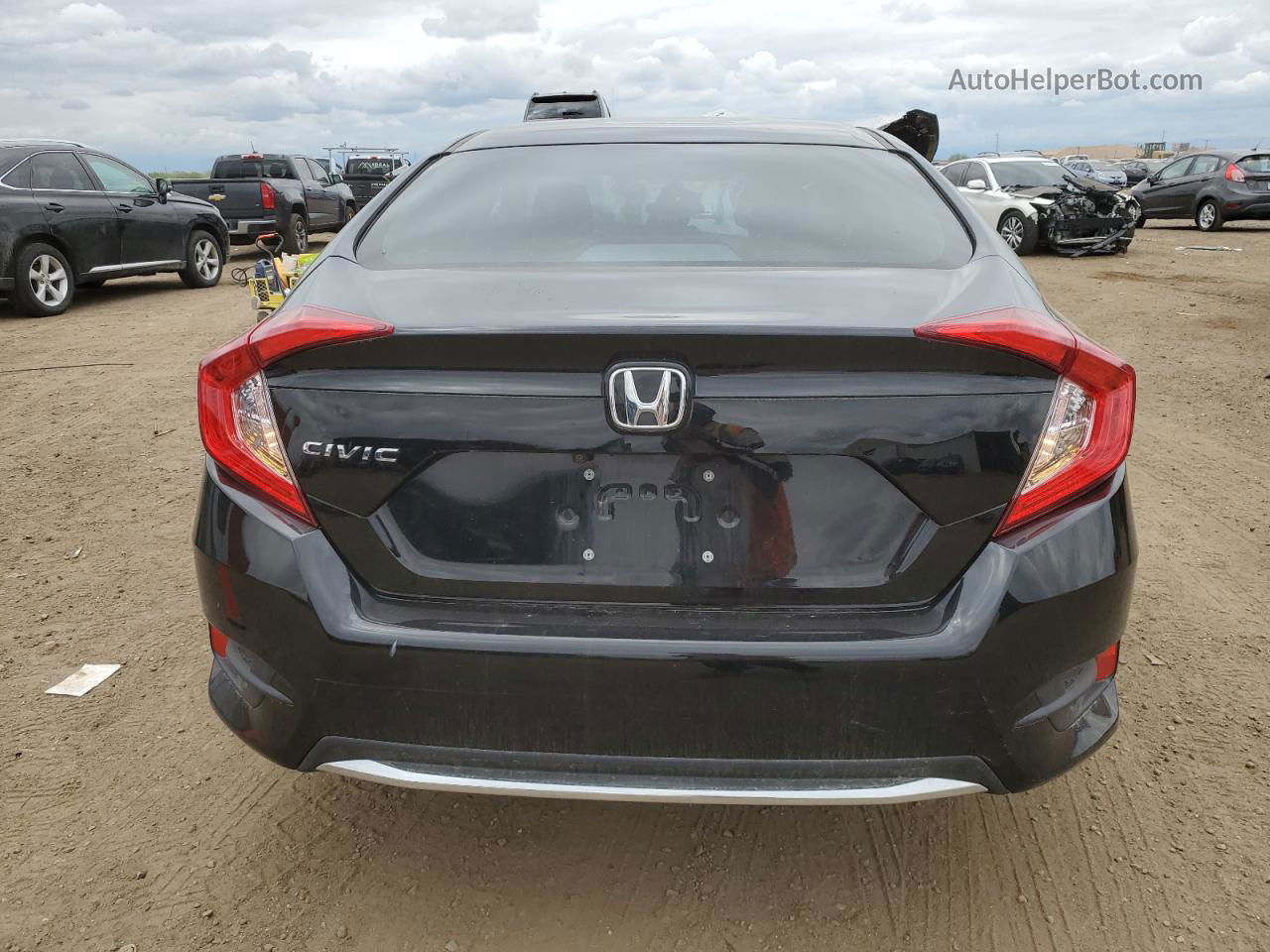 2019 Honda Civic Lx Черный vin: 19XFC2F62KE035609