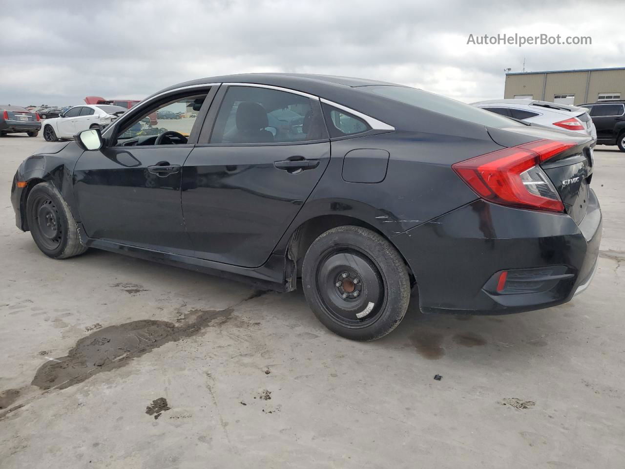 2019 Honda Civic Lx Black vin: 19XFC2F62KE046738