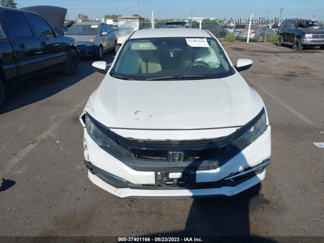 2019 Honda Civic Sedan Lx White vin: 19XFC2F62KE208903