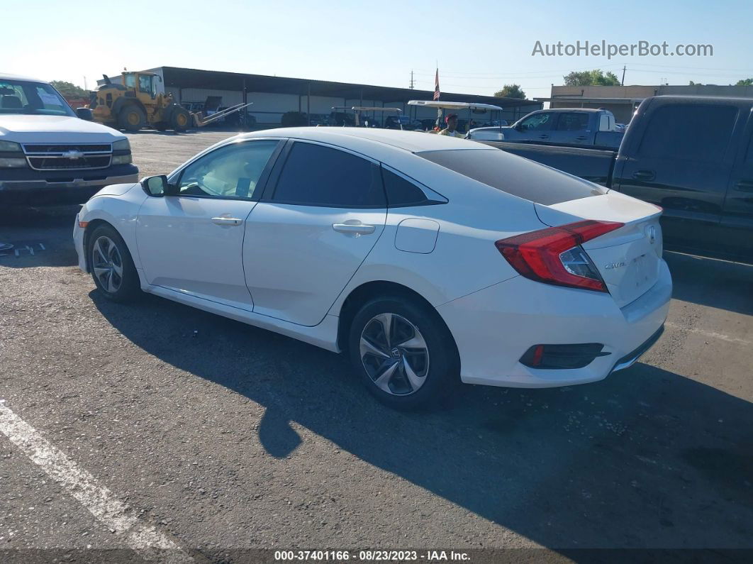 2019 Honda Civic Sedan Lx White vin: 19XFC2F62KE208903