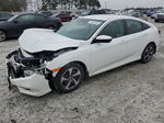 2020 Honda Civic Lx White vin: 19XFC2F62LE003678