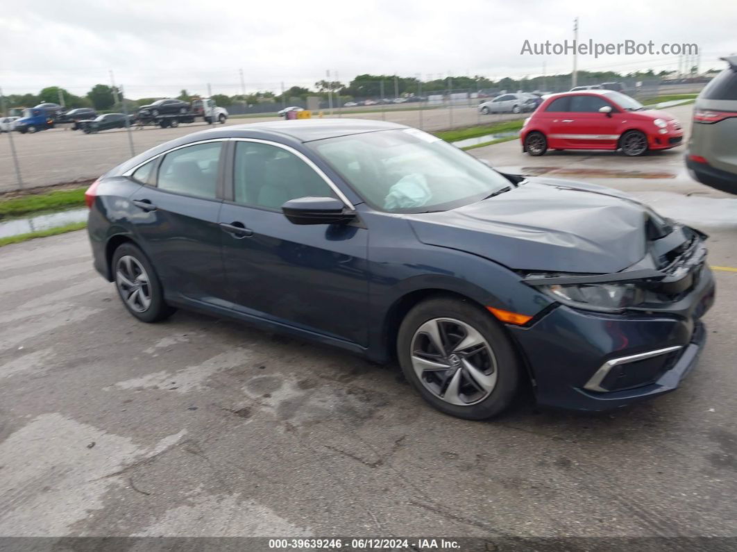 2020 Honda Civic Lx Gray vin: 19XFC2F62LE006774