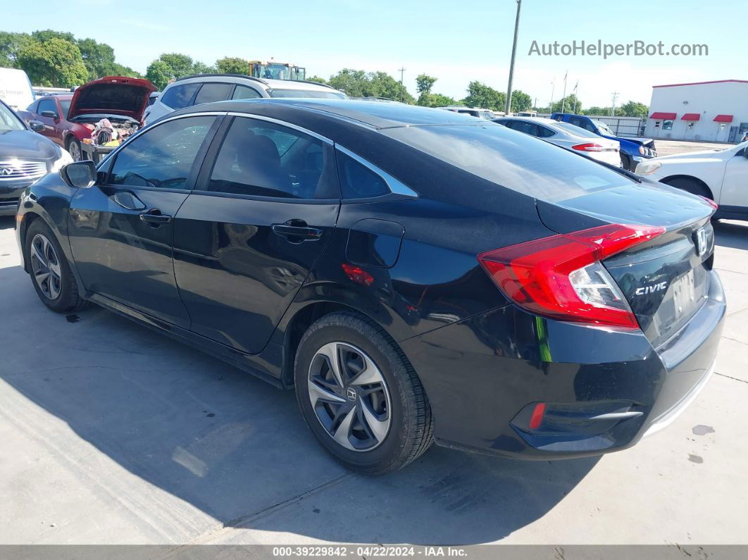 2020 Honda Civic Lx Black vin: 19XFC2F62LE016186