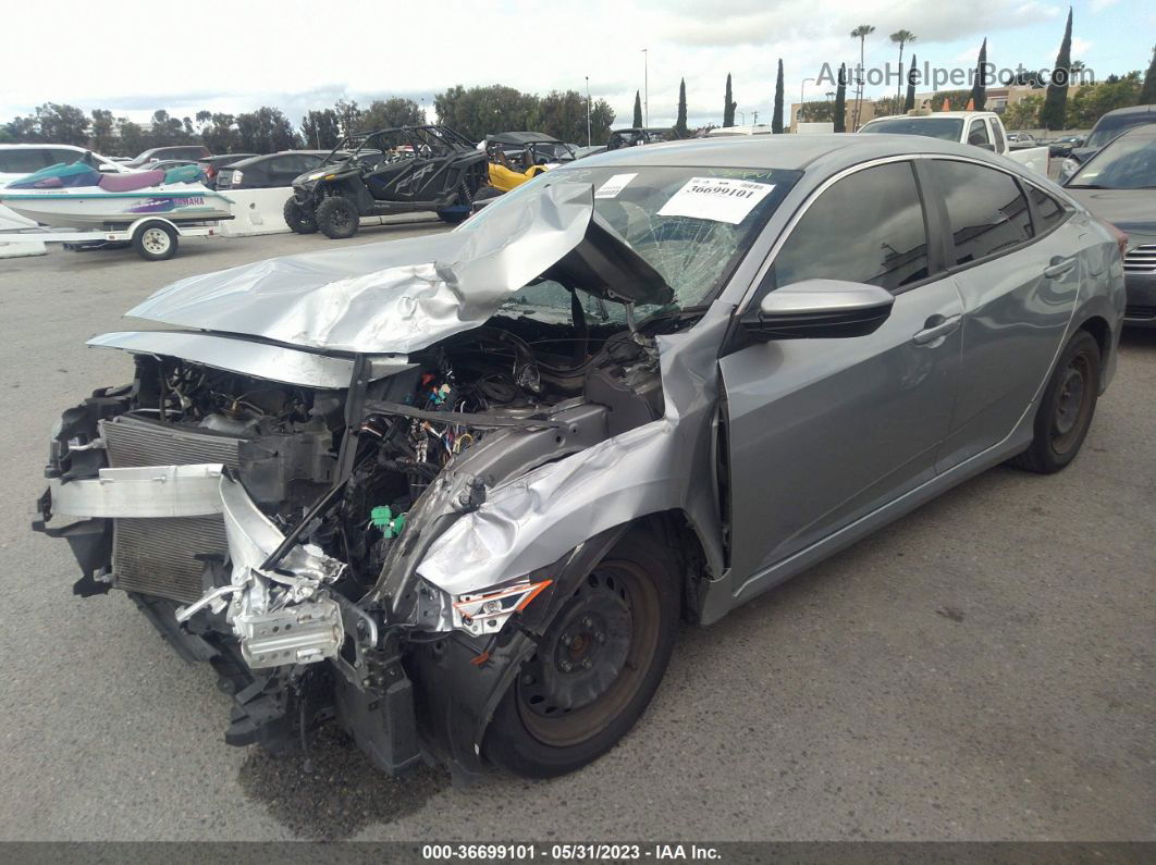 2020 Honda Civic Sedan Lx Silver vin: 19XFC2F62LE205906