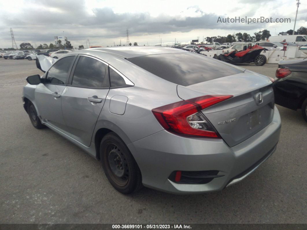 2020 Honda Civic Sedan Lx Silver vin: 19XFC2F62LE205906