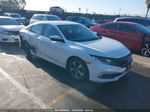 2020 Honda Civic Lx White vin: 19XFC2F62LE207347