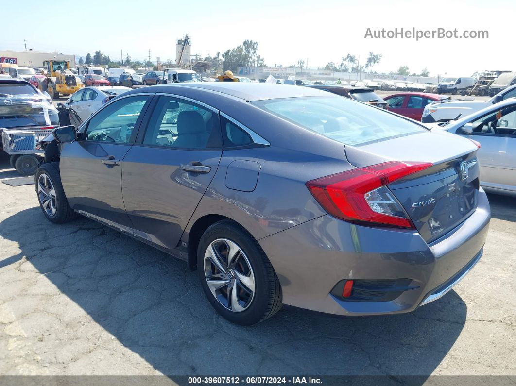 2020 Honda Civic Lx Gray vin: 19XFC2F62LE208563