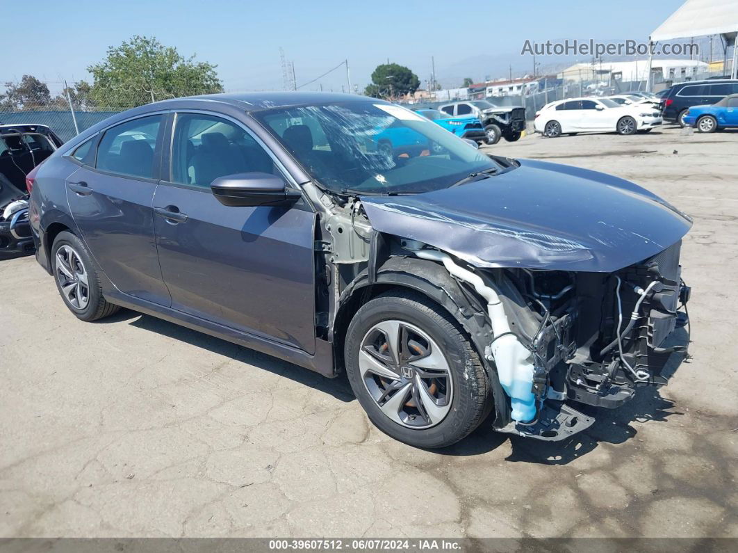 2020 Honda Civic Lx Gray vin: 19XFC2F62LE208563