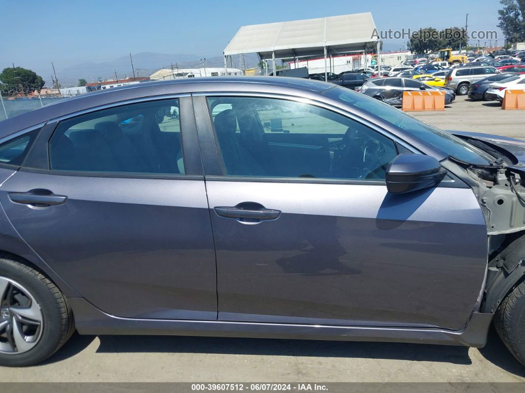 2020 Honda Civic Lx Gray vin: 19XFC2F62LE208563