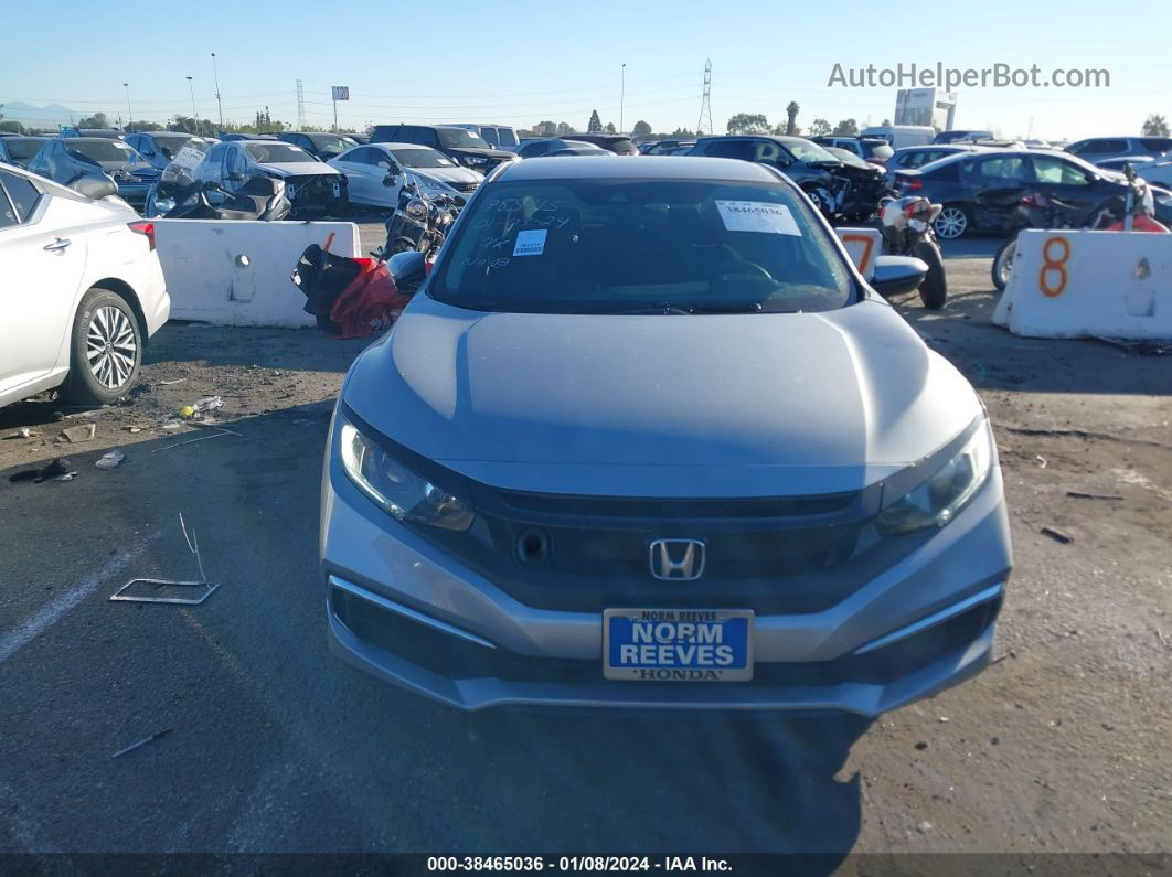 2020 Honda Civic Lx Silver vin: 19XFC2F62LE211592