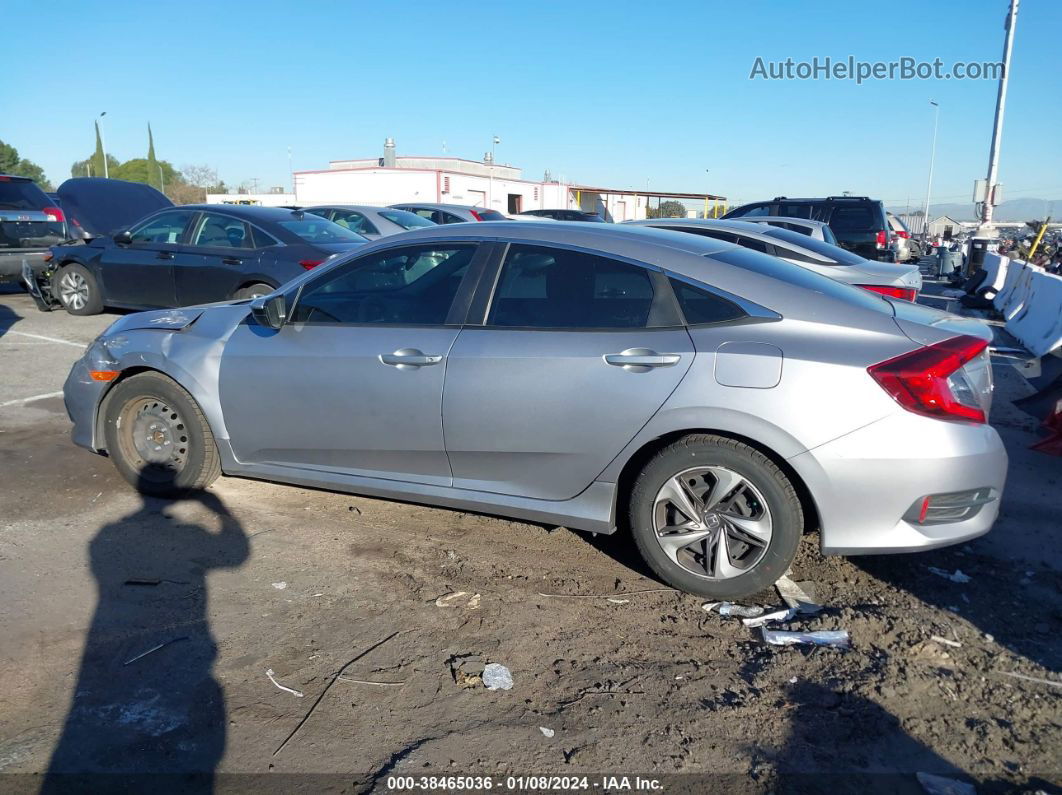 2020 Honda Civic Lx Silver vin: 19XFC2F62LE211592