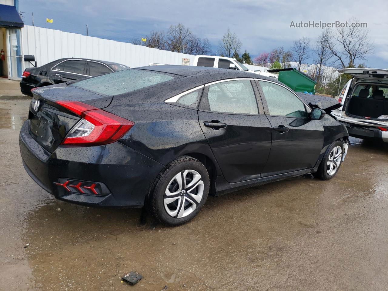 2017 Honda Civic Lx Черный vin: 19XFC2F63HE037264