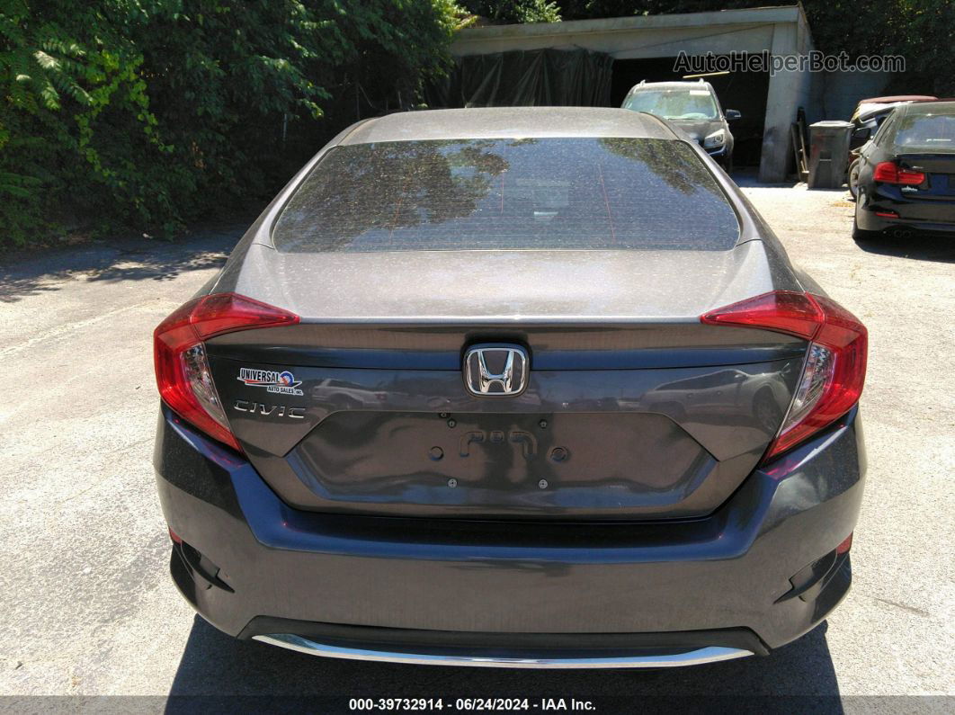 2019 Honda Civic Lx Gray vin: 19XFC2F63KE027955