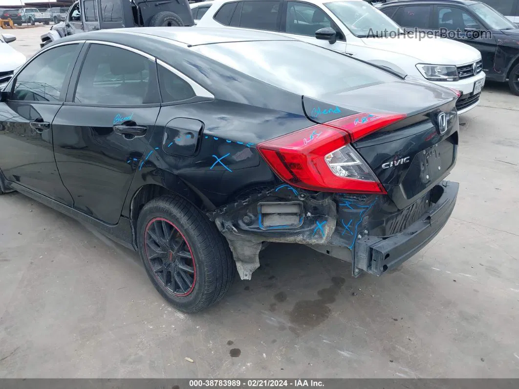 2019 Honda Civic Lx Black vin: 19XFC2F63KE040592