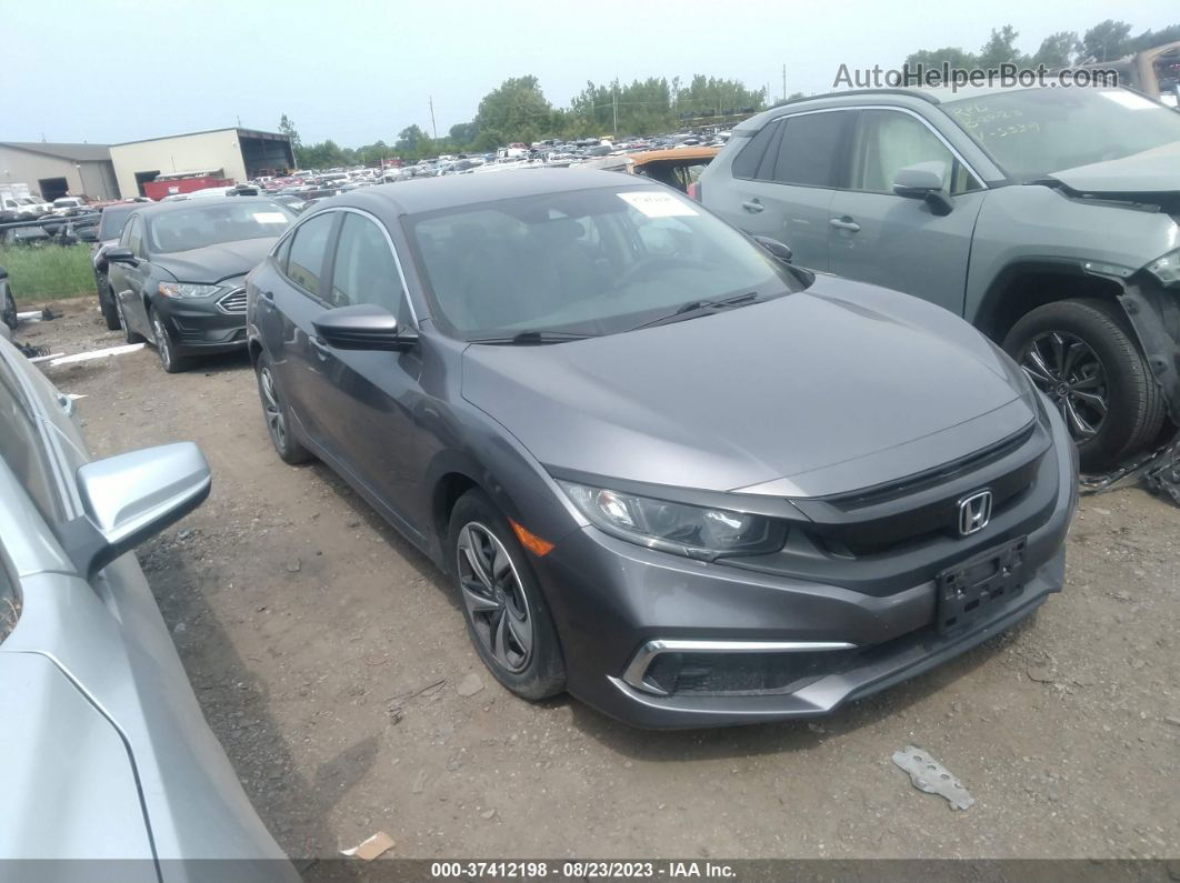 2019 Honda Civic Sedan Lx Gray vin: 19XFC2F63KE210448