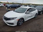 2020 Honda Civic Lx  White vin: 19XFC2F63LE000899