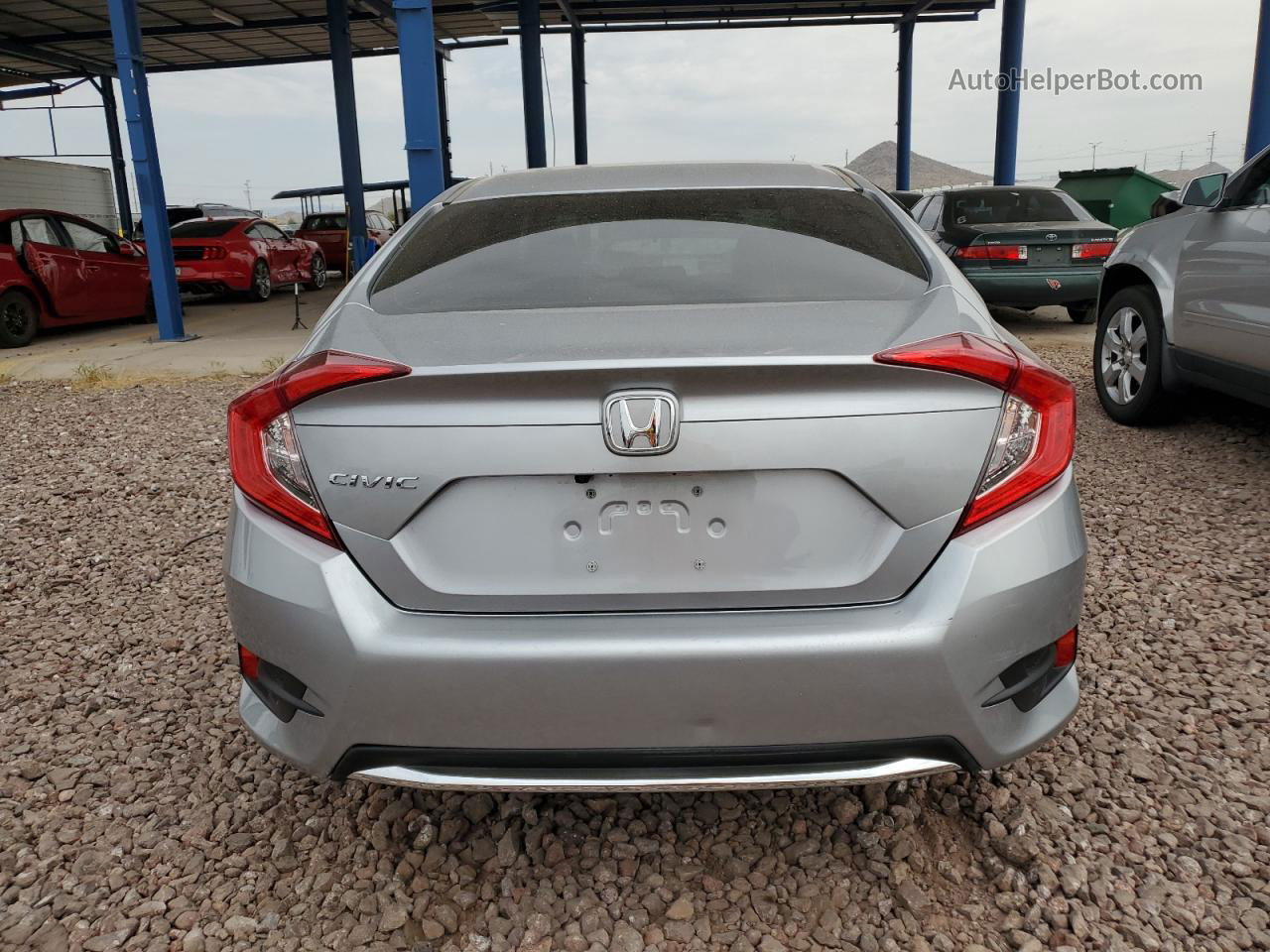 2020 Honda Civic Lx Silver vin: 19XFC2F63LE002524