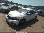 2020 Honda Civic Lx  White vin: 19XFC2F63LE011059