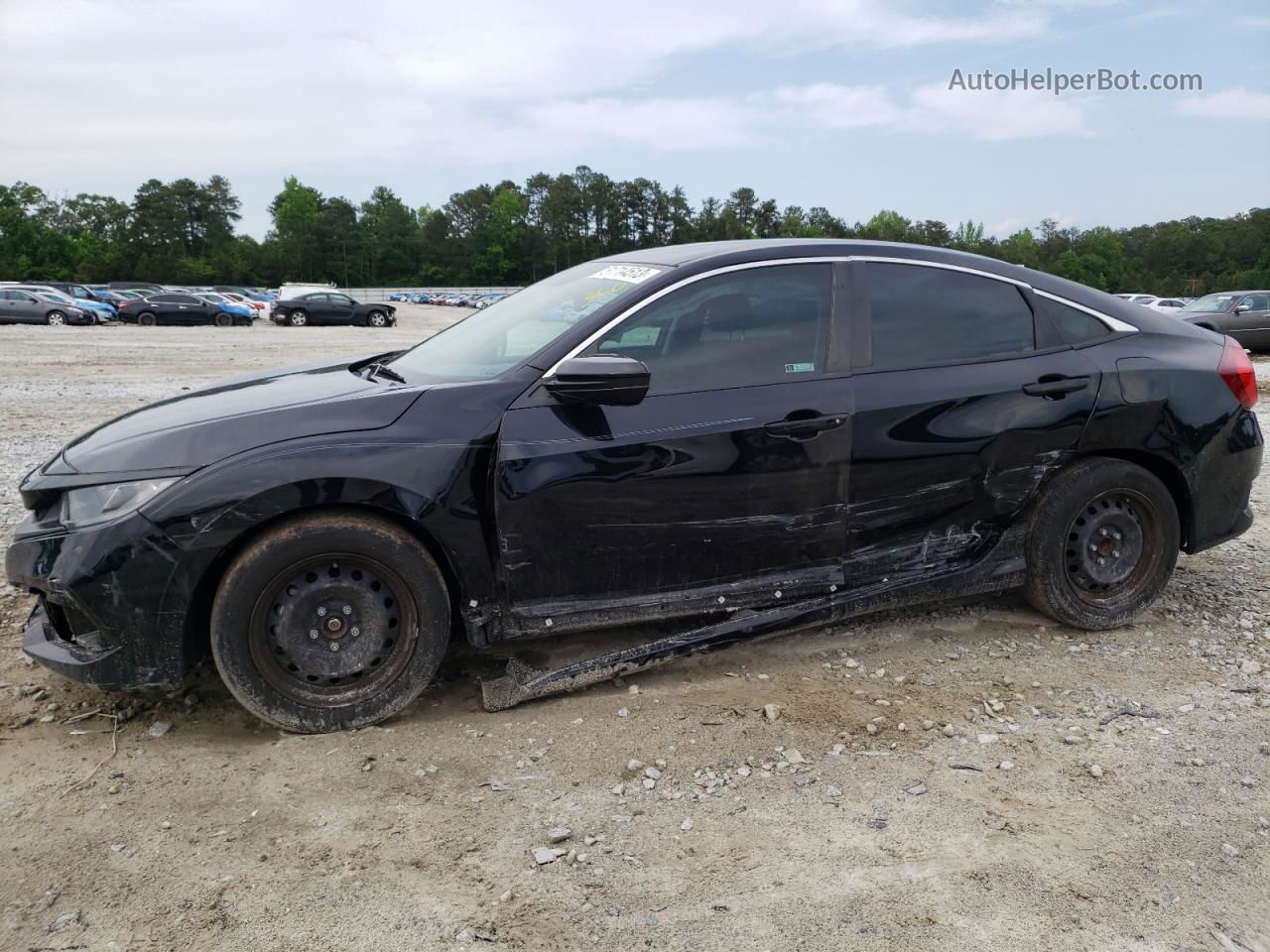 2020 Honda Civic Lx Black vin: 19XFC2F63LE027875